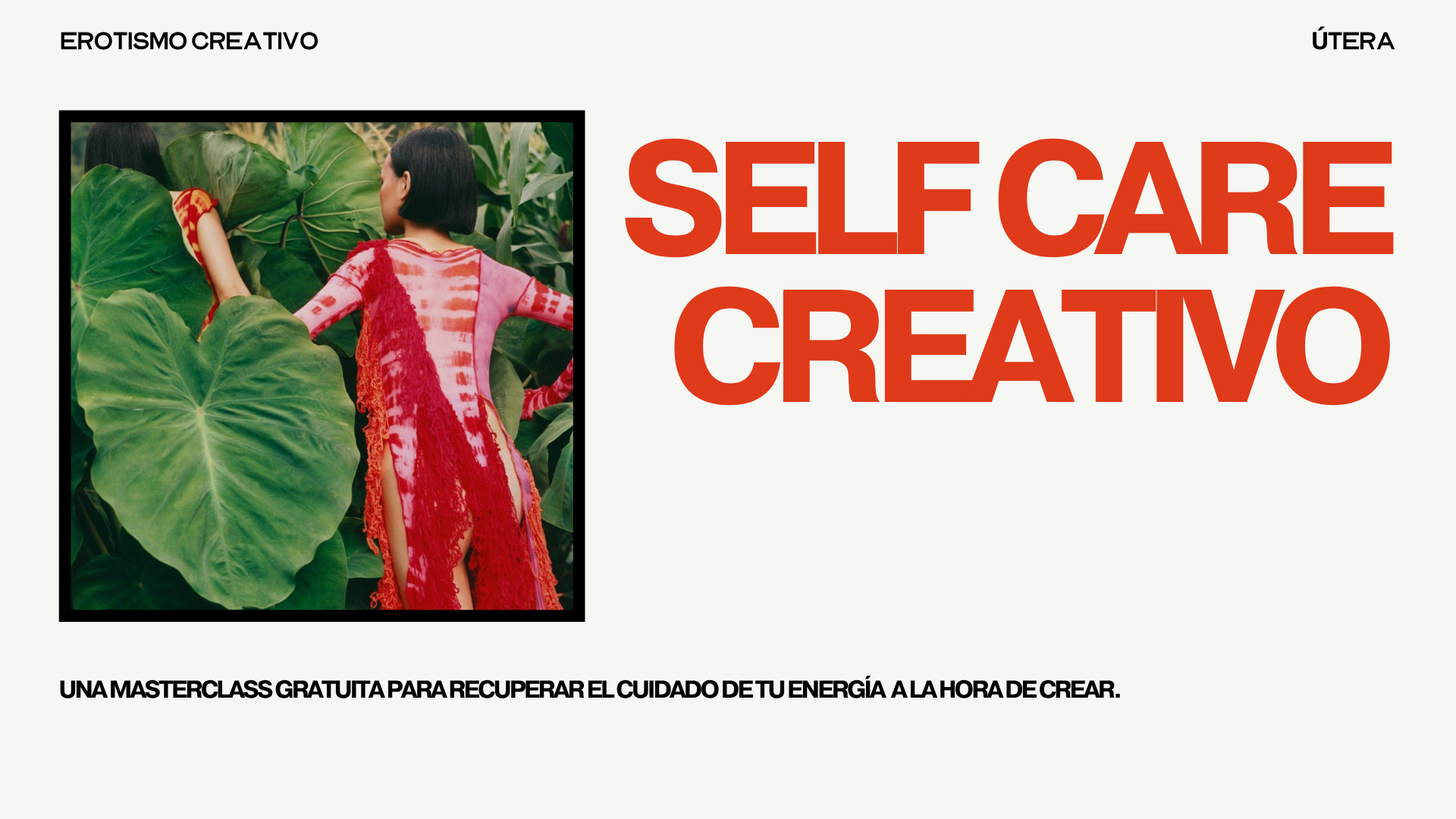 MASTERCLASS SELF CARE CREATIVO